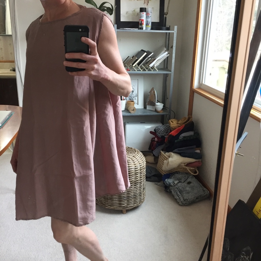 💯 Silk Dress, Mauve